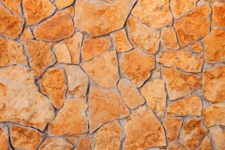 External wall from a yellow stone