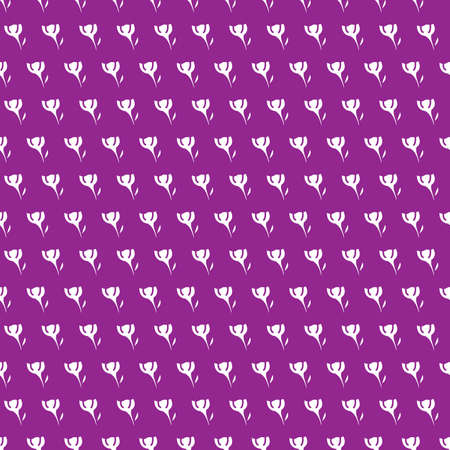 Decorative seamless vector background with abstract flowers patternのイラスト素材