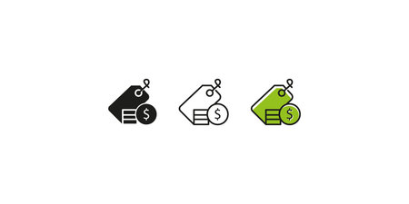Sale Save Up To Percentage Business Iconのイラスト素材