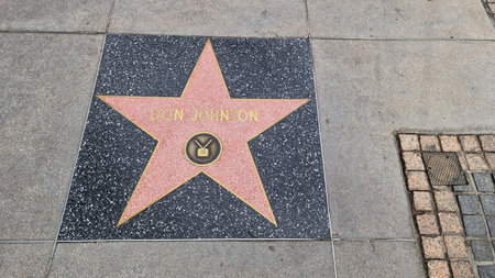 Hollywood Boulevard and the Walk of Fame form an iconic cultural landmark in Los Angeles, California