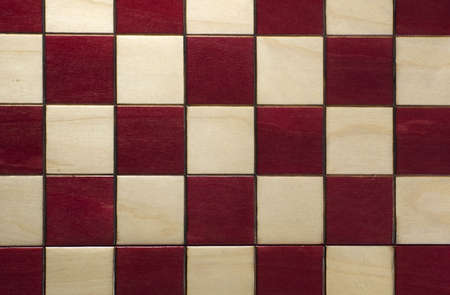 A chess board from above showing the checker patternの写真素材