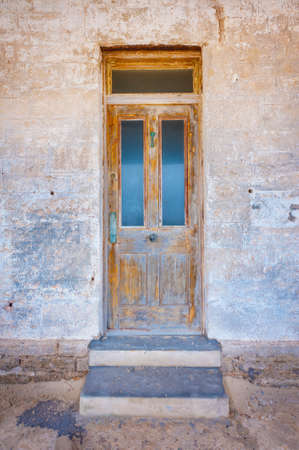 Front door in an old colonial building.の写真素材
