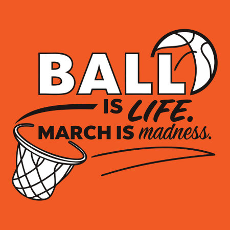 Basketball design over orange background, vector illustration. EPS10.のイラスト素材