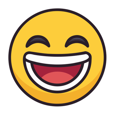 emoticon face cartoon vector illustration graphic design vector illustration graphic designのイラスト素材