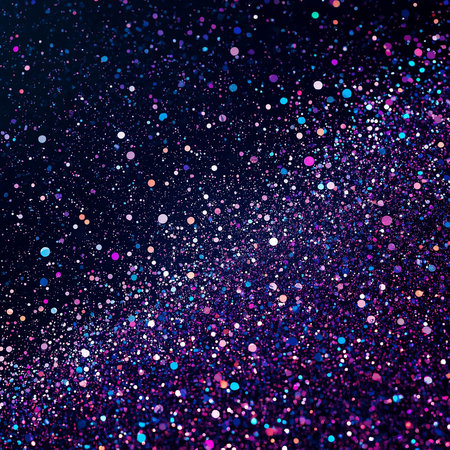 Colorful abstract background with bokeh defocused lights and stars