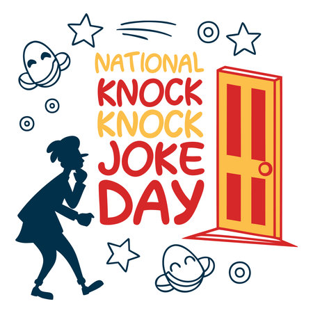 Hand drawn vector illustration of a woman running away from the open door.のイラスト素材