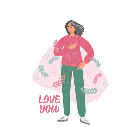 Logo with decoral figs. Abstract floral emblem, design concept, logotype element for template.のイラスト素材