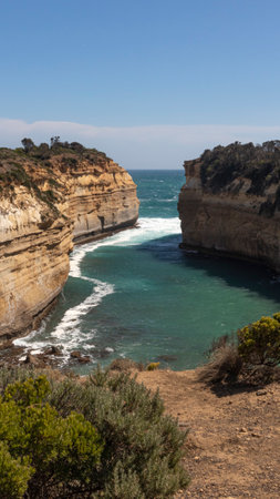 Loch Ard Gorge, Victoria, Australia, The great ocean roadの写真素材