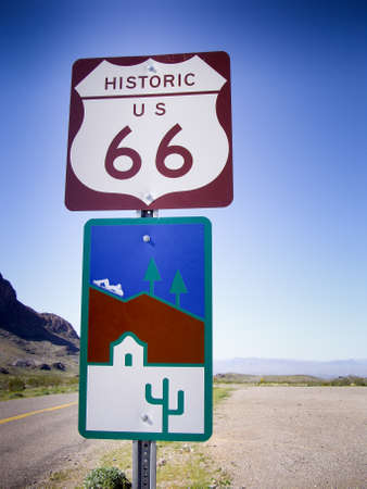 Historic Route 66の写真素材
