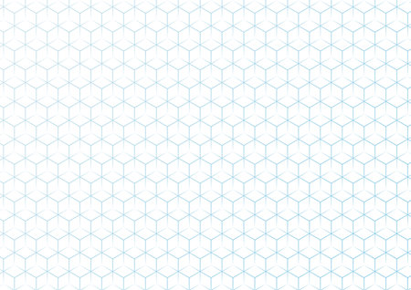 Stylish hexagonal line pattern backgroundのイラスト素材