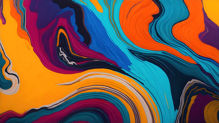 Abstract colorful watercolor background. AI Generativeの素材