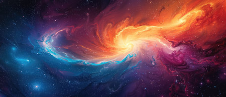 Gazing into the infinite depths of the cosmos, we are reminded of our place in the universe.の素材