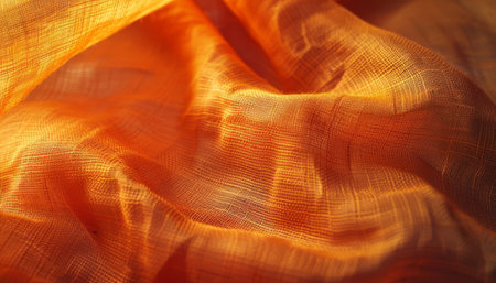 A closeup of a single, folded fabric showcasing minimal texture and toneの素材