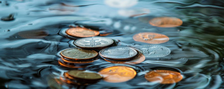 Save money with our new water-resistant wallet!の素材