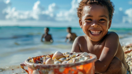 Shells are a symbol of the beauty and wonder of the ocean. They are a reminder of the interconnectedness of all life on Earth.の素材