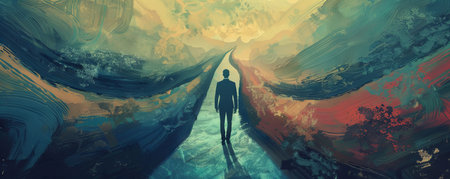 The path to your dreams is not always easy, but it is always worth it. Keep going, and never give up on your dreams.の素材