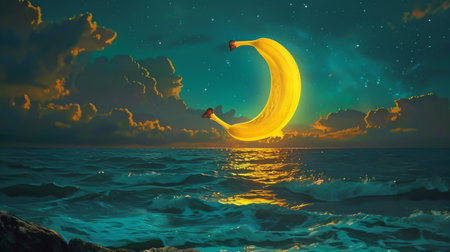 Banana Moon Over the Seaの素材