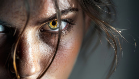 Close Up of Woman's Eyeの素材