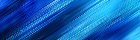 Abstract blue and turquoise gradient background with diagonal lines.の素材