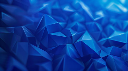 Abstract blue geometric background with sharp, triangular shapes. Ideal for modern, futuristic designs.の素材