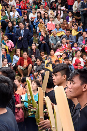 LUANGPRABANG, LAOS- DEC 9: Celebration 20th anniversary of Luang-Prabang World Heritage Site on...
