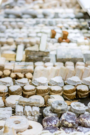 Cheese store in Franceの写真素材