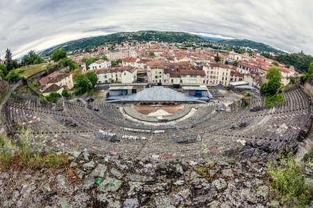 Theater Romain (Antique) in Vienne, Franceのeditorial素材