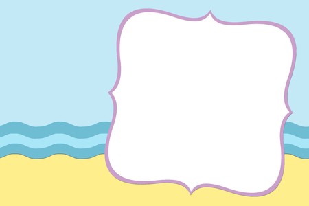 Blank background for greetings card, postcard or photo frameのイラスト素材