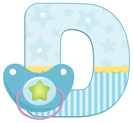Baby's illustrated ABC alphabetのイラスト素材
