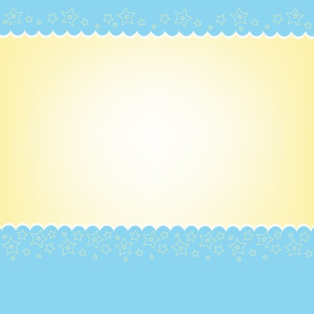 Blank template for greetings card or photo frame in blue colorsのイラスト素材