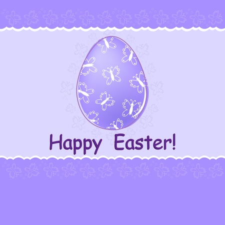 Easter greetings card with text field (EPS10)のイラスト素材