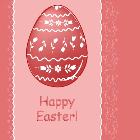 Easter greetings card with text field (EPS10)のイラスト素材