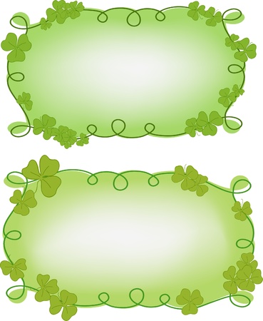 Banner templates for St. Patrick's dayのイラスト素材