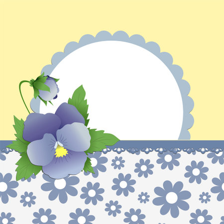 Cute template for Mother's Day greetings cardのイラスト素材