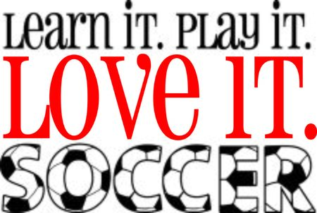 Sports fans will enjoy this soccer design.のイラスト素材