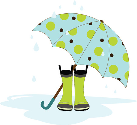 Its a good day to have a rainy day listen the music of the falling rainのイラスト素材