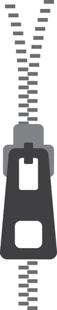 The humble zipper is just a few inches of interlocking metal teeth that has changed the way we dress foreverのイラスト素材