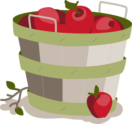 Apples are a perennial fall favorite.  Get the flavors of the season into your home projects with this designのイラスト素材