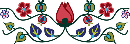 Rose Florals are perfect for your home decoration to give your home a classical and beautiful touch.のイラスト素材