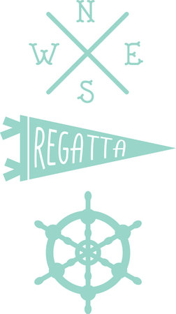 There are no points of the compass on the chart of true patriotism.のイラスト素材