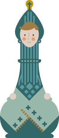 Chess players will like this fun game piece.のイラスト素材