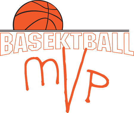 Basketball is not just a sport, its a lifestyle! So, flaunt it with this design embellished on a special shirt or a sport bag for that special basketball fan.のイラスト素材