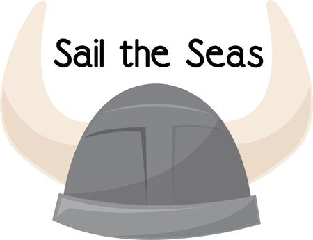 Be strong when you are weak, be brave when you are scared, be humble when you are victorious and be a viking when you are fighting.のイラスト素材