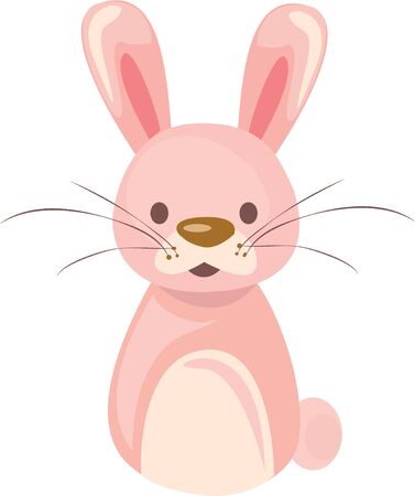 Use this bunny for a cute toddler shirt.のイラスト素材