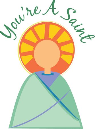 Make All Saint's Day festive with this shamrock design on tees, totes, aprons, pillows, kitchen towels, and more!のイラスト素材