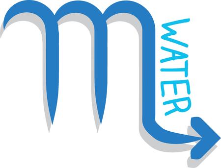 Scorpio is the eighth sign of the zodiac and is known for immeasurable curiosity.  Dive into the depths of astrology and craft a gift for every birthday of this water sign!のイラスト素材