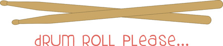 Love is a Drum. You should roll with it and never miss a beat with these sticksのイラスト素材