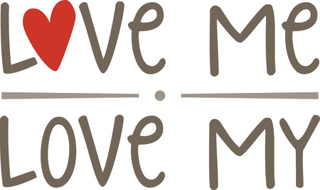 This heartwarming sayings design will make a great keepsake for loved ones on framed embroidery, t-shirts, sweatshirts, towels and more.のイラスト素材