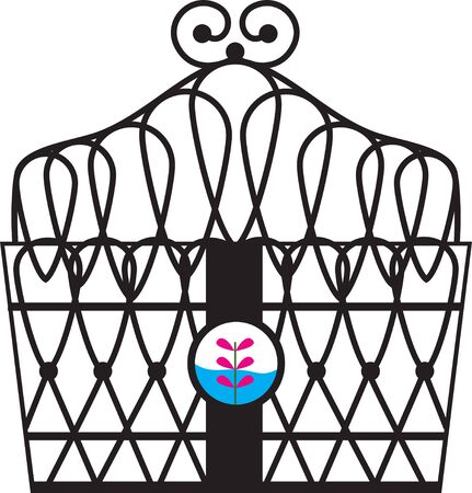 Spark your imagination!  This whimsical design will be perfect on gardening aprons, t-shirts and more.のイラスト素材