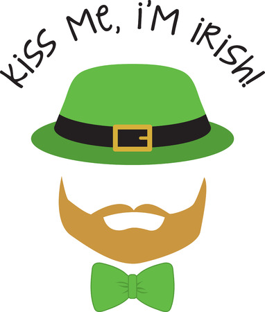 Celebrate Ireland and your Irish heritage with this great Saint Paddy's Day design on your holiday projects!のイラスト素材